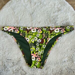 Aerie Floral Bikini Bottoms M